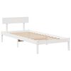 vidaXL Bed Frame without Mattress White 90x200 cm Solid Wood Pine