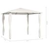 vidaXL Gazebo with Post Covers 3x3x2.6 m Cream 160 g/m²
