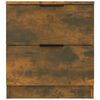 vidaXL Bedside Cabinets 2 pcs Smoked Oak Engineered Wood