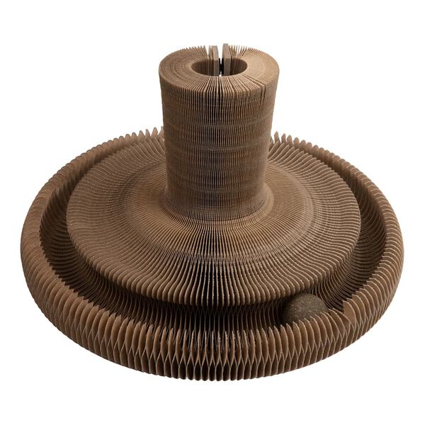 DISTRICT70 3-in-1 Collapsible Cat Bed Maze Cardboard