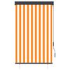 vidaXL Outdoor Roller Blind 100x250 cm White and Orange