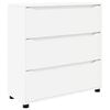 vidaXL Storage Cabinet White 80 x 31 x 81 cm Engineered Wood