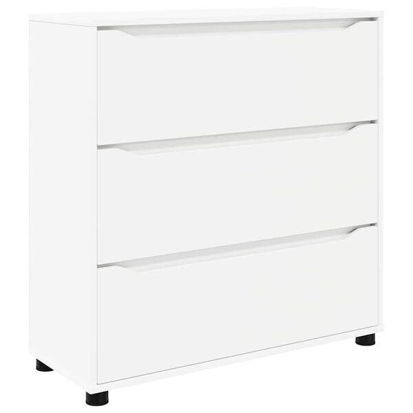 vidaXL Storage Cabinet White 80 x 31 x 81 cm Engineered Wood