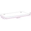 vidaXL Desk Top 80x40x2.5 cm Bamboo