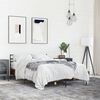 vidaXL Bed Frame without Mattress Smoked Oak 140x190 cm