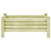 vidaXL Garden Raised Bed Impregnated Pinewood 100x60x42 cm