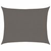 vidaXL Sunshade Sail 160 g/m&sup2; Anthracite 6x7 m HDPE