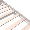 vidaXL Bed Frame without Mattress White Solid Wood Pine Super King