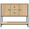 vidaXL Sideboard Sonoma Oak 100x36x85 cm Engineered Wood