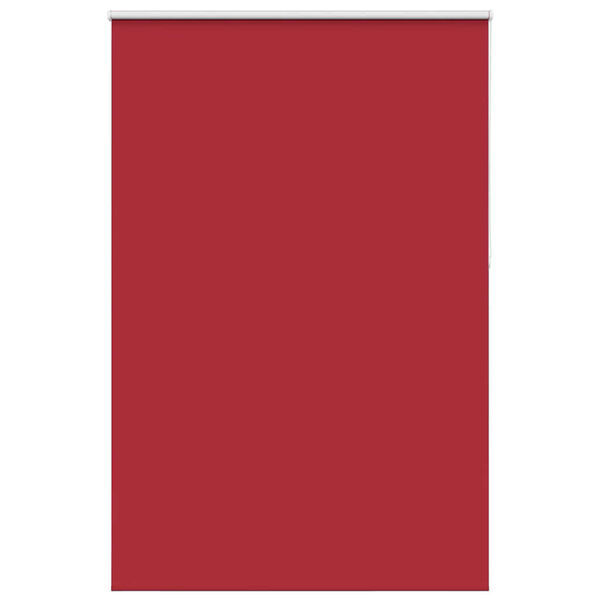 vidaXL Roller Blind Blackout Red 155x230 cm Fabric Width 151.6 cm Polyester