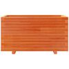 vidaXL Garden Planter Wax Brown 90x40x49.5 cm Solid Wood Pine