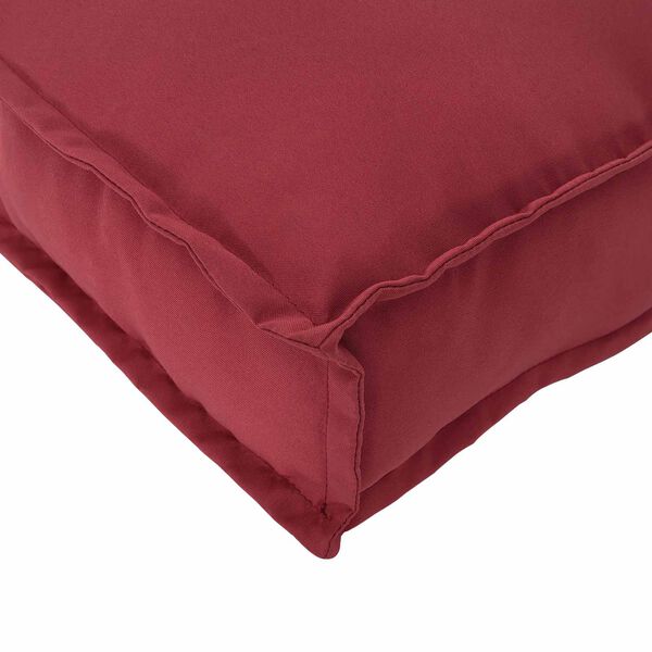 vidaXL Pallet Cushion Set 2 pcs Wine red Oxford fabric