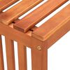 vidaXL Garden Bench 137 cm Solid Eucalyptus Wood