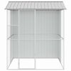 vidaXL Bird Cage with Storage Grey 215 x 210 x 247 cm Galvanised steel