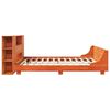 vidaXL Bed Frame without Mattress Wax Brown 200x200 cm Solid Wood Pine