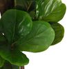 vidaXL Artificial Fiddle Leaf Fig Tree 232 Leaves 180 cm Green