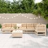 vidaXL 7 Piece Garden Sofa Set Solid Wood Pine