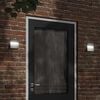 vidaXL Outdoor LED Wall Light Black Die-cast Aluminium