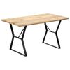 vidaXL Dining Table 140x80x76 cm Solid Mango Wood