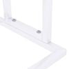 vidaXL Freestanding Towel Rack White 48x24x78.5 cm Iron