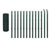 vidaXL Euro Fence Steel 25x1,5 m Green