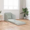 vidaXL Sofa Bed Light Grey 65 x 80 x 83 cm Velvet