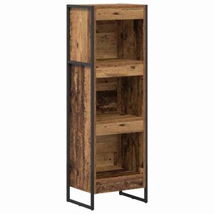 vidaXL Book Cabinet 40 x 30 x 121 cm Engineered Wood Old Wood