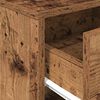 vidaXL Bedside Cabinet with Drawer Old Wood 40x34x50 cm