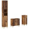 vidaXL 3 Piece Bathroom Cabinet Set ARNHEM Engineered Wood