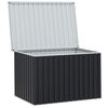 vidaXL Garden Storage Box Anthracite 149x99x93 cm