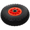 vidaXL Sack Truck Wheels 4 pcs Solid PU 3.00-4 (260x85)