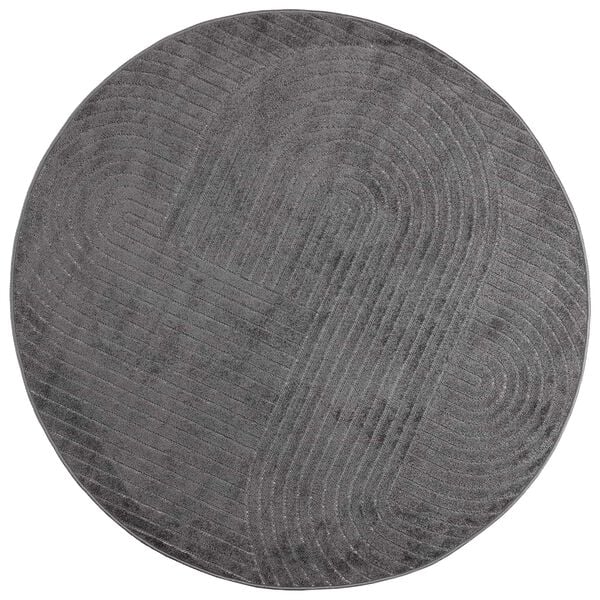 vidaXL Area Rugs Round Anthracite &Oslash; 200 CM