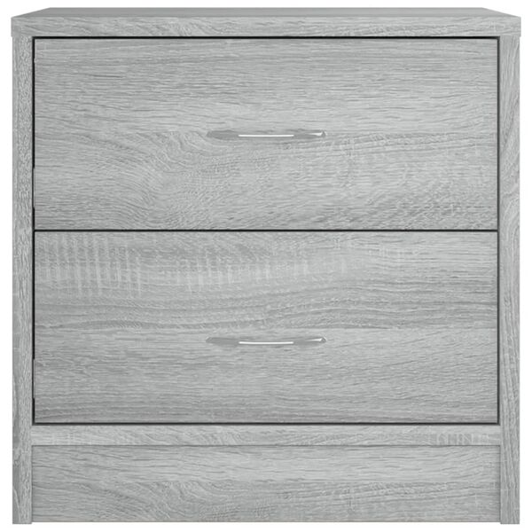 vidaXL Bedside Cabinets 2 pcs Grey Sonoma 40x30x40 cm Engineered Wood