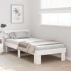 vidaXL Bed Frame with Headboard White 80 x 200 cm Solid Pine Wood
