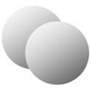 vidaXL Wall Mirror | Set of 2 | Transparent | Glass | 60 cm | Minimalistic