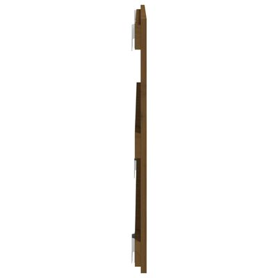 vidaXL Wall Headboard Honey Brown 95.5x3x60 cm Solid Wood Pine