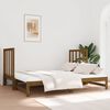 vidaXL Pull-out Day Bed without Mattress Honey Brown 2x(90x190) cm