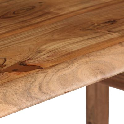 vidaXL Writing Table Solid Acacia Wood 110x50x76 cm