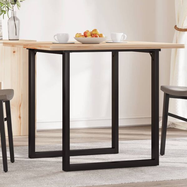 vidaXL Dining Table Legs O-Frame 70x70x73 cm Steel
