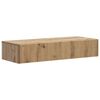 vidaXL Wall-Mounted Side Table Artisan Oak 87.5 x 34.5 x 17 cm