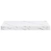 vidaXL Wall Shelf 4 pcs White Marble 50 x 23.5 x 4 cm Engineered Wood