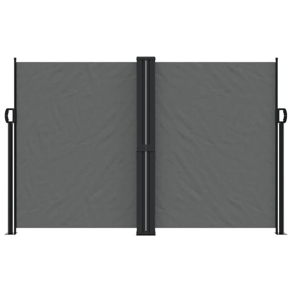 vidaXL Retractable Side Awning Anthracite 160x1000 cm