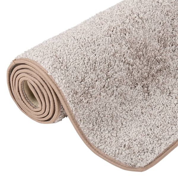 vidaXL Soft Pile Rug Anti-slip 57x150 cm Camel