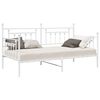 vidaXL Daybed Frame White 100 x 190 cm Steel
