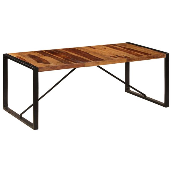vidaXL Dining Table 200x100x75 cm Solid Acacia Wood