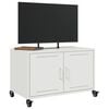 vidaXL TV Cabinet White 68x39x43.5 cm Steel