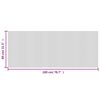 vidaXL Rug Rectangular Black 80x200 cm Bamboo