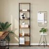 vidaXL Bookshelf Old Wood 50x33x188.5cm Engineered Wood