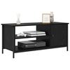vidaXL TV Cabinet Black Oak 100 x 40 x 45 cm Engineered Wood