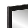 vidaXL Mirror with Shelf 80x8x55 cm Glass and Solid Wood Mango